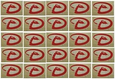 Arizona Diamondbacks Baseball Sticker Set of 25 Team Logo Design Made in the USA - Image 1 of 2