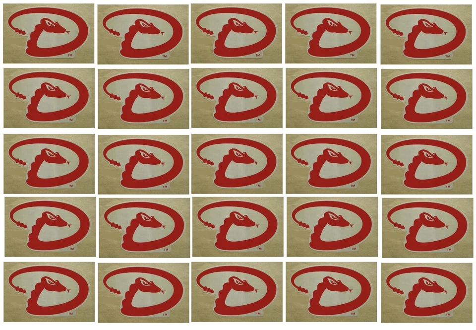Arizona Diamondbacks Baseball Sticker Set of 25 Team Logo Design Made in the USA - Image 1 of 2
