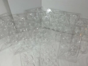 Moldes de chocolate de plástico para pasteles y cupcakes 11 piezas. - Imagen 1 de 7