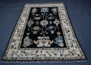 4'9" x 7'0" ft. Colorful Oushak Hand Knotted Vegetable Dye Wool Oriental Rug - Picture 1 of 9