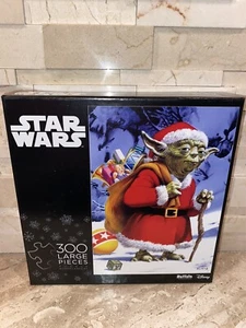 STAR WARS SANTA YODA 300 LARGE PIECE JIGSAW PUZZLE - Picture 1 of 1