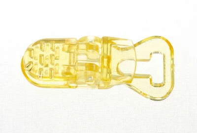 SAVMER Clip Attache Tétine Jaune En Plastique