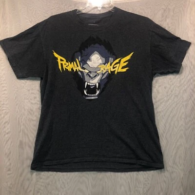 Camiseta Primal Rage Para Hombre L Negra Gorila Lootcrate Estudiante Cyberpunk S392 Foto 1 de 4