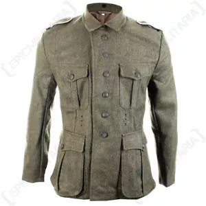 Túnica Gris de Campo Alemana M41 Segunda Guerra Mundial - Chaqueta Uniforme de Soldado del Ejército Reprobación Todos los Tamaños - Imagen 1 de 5