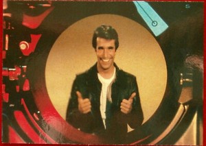 HAPPY DAYS - Card #30 - Arthur "Fonzie" Fonzerelli, Duocards 1998, HENRY WINKLER