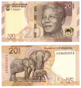 2023 South Africa P149 Mandela 20 Rand Banknote UNC NEW - Picture 1 of 1