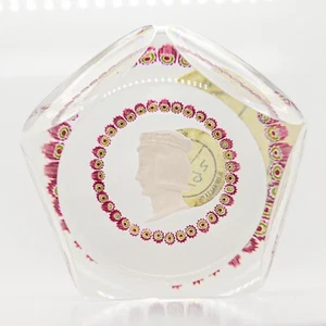 Saint-Louis 1967 King Louis Bicentennial French Art Glass Sulfide Paperweight - Bild 1 von 15