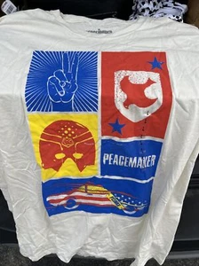 Peacemaker Men’s Size Large Cream Color T Shirt - Picture 1 of 6