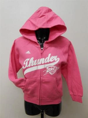 NUEVO-MENOR-DEFECTO Oklahoma City Thunder JUVENTUD NIÑAS Tallas S-L Adidas Chaqueta con Capucha Foto 1 de 4