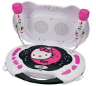 Hello Kitty CD Player and Karaoke System KT2003 2 Microphones NEW
