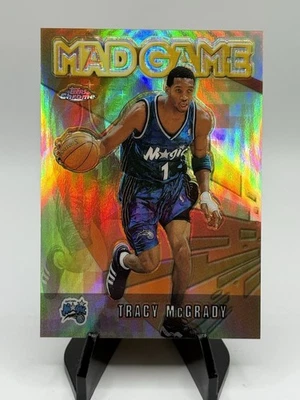 2001-02 Topps Chrome Mad Game Refractor Tracy McGrady #MG7 HOF - Image 1 of 2