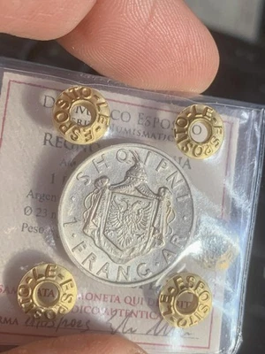 1 FRANGA ARI 1937 RE ZOGU SPL-FDC PERIZIATO - Immagine 1 di 3