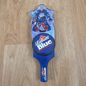 Vintage Labatt Blue Hockey Goalie Goaltender Beer Tap Handle 10.5” Tall - Picture 1 of 7