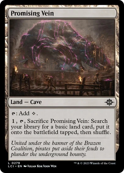 Promising Vein (LCI) The Lost Caverns of Ixalan -  NM - Image 1 of 1