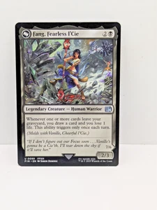 Final Fantasy - Fang, Fearless l'Cie - Black - Legendary Creature - Fin 90 - - Picture 1 of 2
