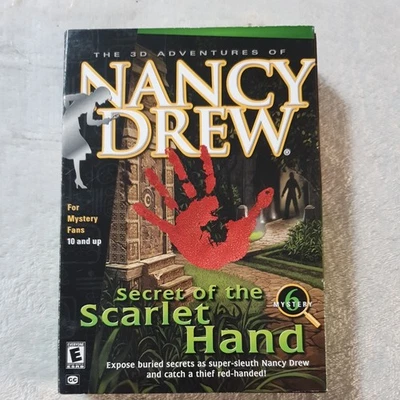 Nancy Drew Secrets Of The Scarlet Hand Windows PC CD-ROM Detective Videojuego Foto 1 de 4