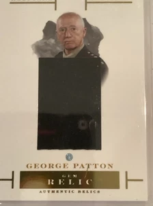 2023 Keepsake Edition George Patton  Authentic Uniform / Gem Relics Jumbo 5X7 - Picture 1 of 2