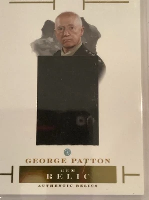 2023 Keepsake Edition George Patton  Authentic Uniform / Gem Relics Jumbo 5X7 - Image 1 of 2