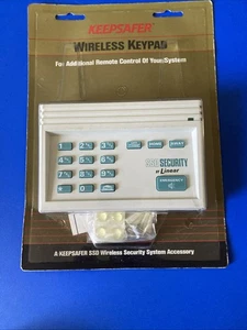 New KEEPSAFER Wireless Keypad SSD Security LINEAR Home System NIB Vintage REMOTE - Picture 1 of 21