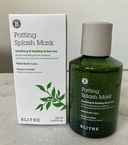 [BLITHE] Patting Splash Mask Soothing & Healing Green Tea 150ml Large 5.07 oz - Picture 1 of 3