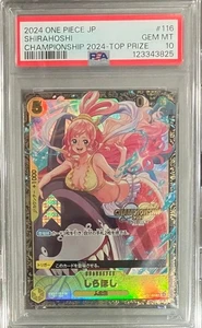 Tarjeta One Piece 2024 Shirahoshi Championship Promo PSA10 JP Exclusivo Premio Superior - Imagen 1 de 2