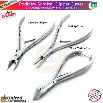 Cortauñas quirúrgico podológico para uñas encarnadas cortador lateral gruesas — 第 1/4 张图片