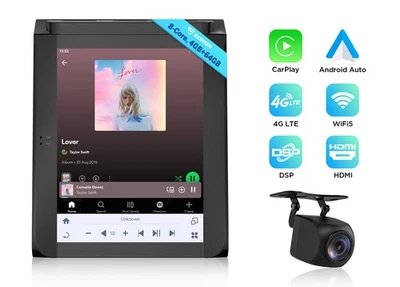 4+64G Android 12.1" IPS Screen Car Stereo Radio GPS CarPlay For Ford F-150 15-20 - Image 1 of 4