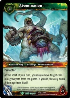 Abomination - Reign of Fire - World of Warcraft TCG - Bild 1 von 4