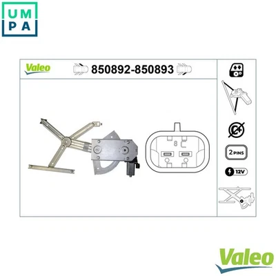 WINDOW REGULATOR 850892 FOR MERCEDES-BENZ M 111.977 2.3L 4cyl M-CLASS 2.7L 5cyl - Image 1 of 4