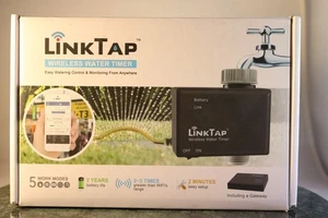 LinkTap Wireless Water Smart Timer GW-01 Zugang über WiFi App oder Web 1 Zone Neu - Bild 1 von 15