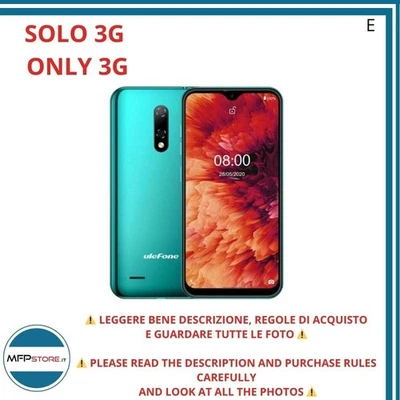 Smartphone Ulefone Note 8 Verde 5,5" – 2 GB RAM / 16 GB Rom, Dual SIM 3G - Immagine 1 di 4
