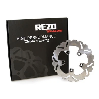 Disco de rotor de freno trasero ondulado de acero inoxidable Rezo para Suzuki GSF 1200 N Bandit 96-00 Foto 1 de 4