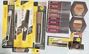 17 Pc Burt’s Bees Assorted Lot/bundle Lipstick, Eye, Blush, Brow-see Description - Picture 1 of 4