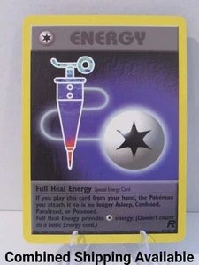 Full Heal Energy 81/82 Team Rocket LP English 17725 - Picture 1 of 2