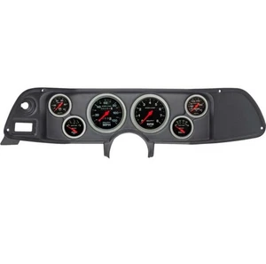 1970-1978 Camaro 6 Gauge Designer Black Dash Kit Item #: EK-33-857070-1 - Picture 1 of 1