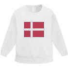 'Denmark Flag' Kid's Sweatshirt / Sweater / Jumper (KW023054)