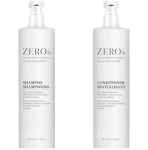 Zero% by Gilchrist & Soames Shampoo & Conditioner 15oz Brand New Sulfate Free 