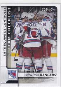 NUEVA YORK RANGERS 2017-18 17-18 OPC O-PEE-CHEE EQUIPO LISTA DE VERIFICACIÓN SP #580 - Imagen 1 de 1