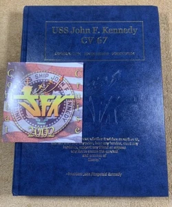 USS John F Kennedy (CV-67) 2002 Cruise Book Operazione Enduring Freedom con CD - Foto 1 di 10
