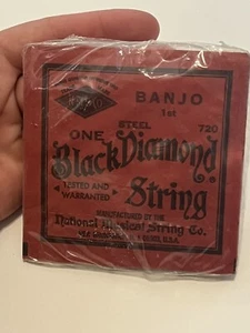 Banjo steel 723 black diamond string NMS Co - Picture 1 of 3