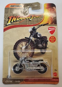 Matchbox Indiana Jones Themed Ducati Scrambler. Motorcycle. 2024 - Picture 1 of 3
