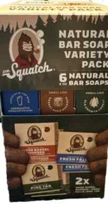 Dr. Squatch Natural Bar Soap 990301955 Variety Pack (Pack of 6) - Picture 1 of 4