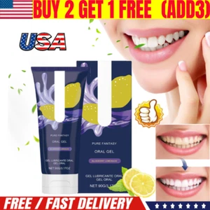New Pure Romance- GREAT HEAD- Oral Gel- Blueberry Lemonade- Relax Gag Reflex ~ - Picture 1 of 13
