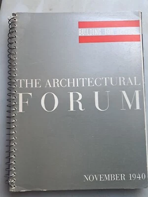 The Architectural Forum Magazine November 1940 - BUILDING For Defense Issue - Image 1 of 4