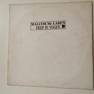 2 TRACK MAXI VINYL  12'' (TEST PRESSING) MALCOM McLAREN DEEP IN VOGUE - Photo 1/2