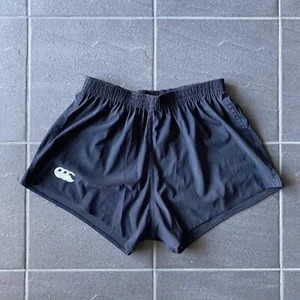 Canterbury CCC Black Rugby Shorts Size 34 Men’s Training Gym Sportwear - Picture 1 of 13