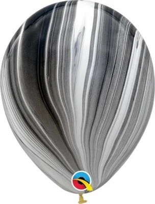 Qualatex EE. UU. 11" Negro Ágata Látex Globos Espacio Galaxia, 10 CUENTAS Foto 1 de 2