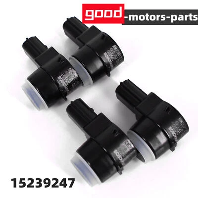 4件装通用反向备份停车保险杠公园辅助物体传感器15239247美国 — 第 1/4 张图片