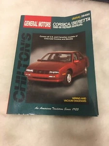 Corsica Beretta 1988-1996 Repair Manual General Motors Chilton’s - Picture 1 of 9