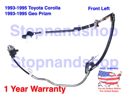 Новый датчик скорости ABS для 1993 - 1995 Toyota Corolla Geo призма передний левый водитель - Изображение 1 из 3